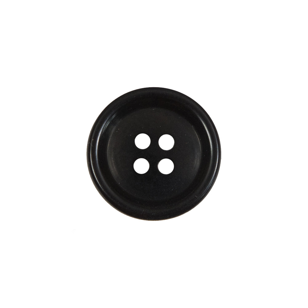 Black 4-Hole Plastic Button - 30L/19mm - Joann Fabrics