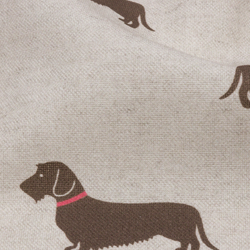 Cotton Canvas Print - Stone Little Dogs - British Imported - Joann Fabrics