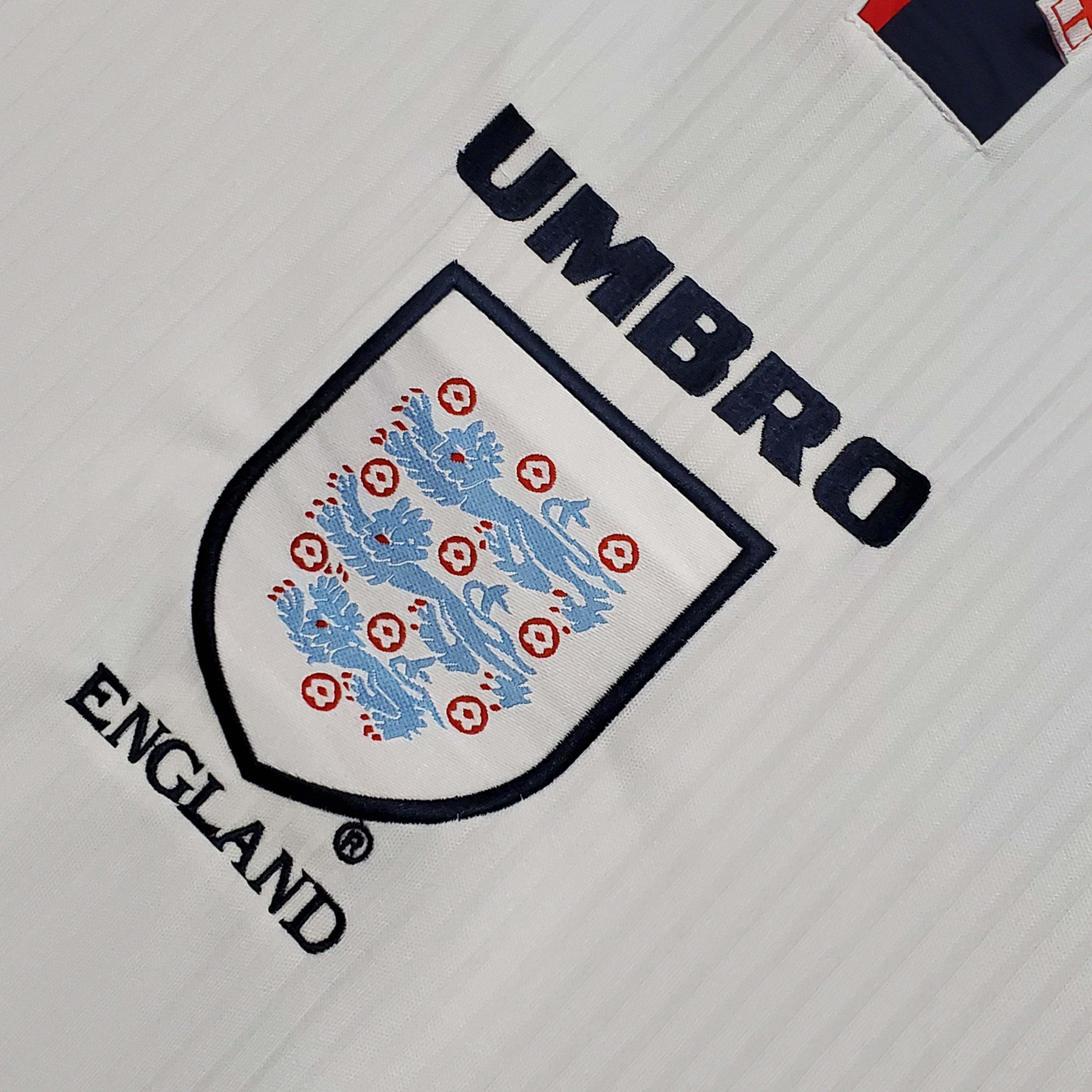 1998 Retro England Home Soccer Jersey 1:1 Thai Quality