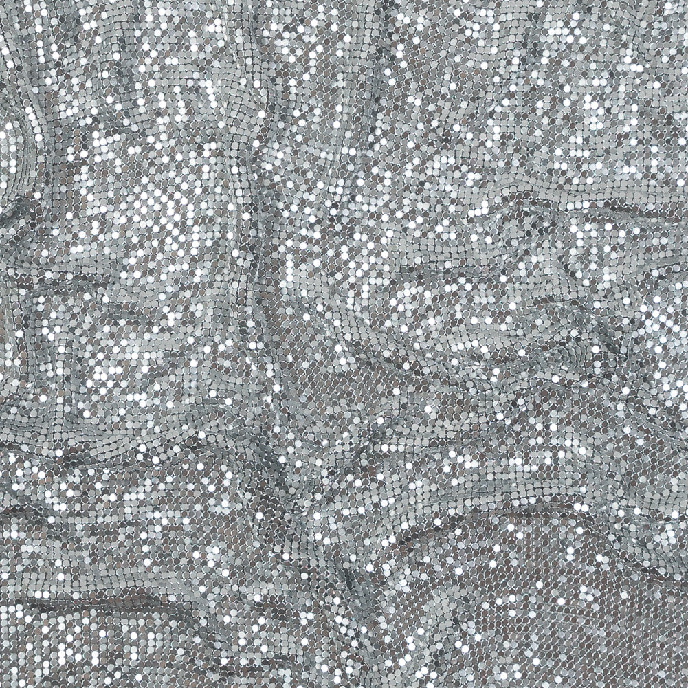 Mood Exclusive Joan Silver Tubular Chainmail Fabric - Joann Fabrics