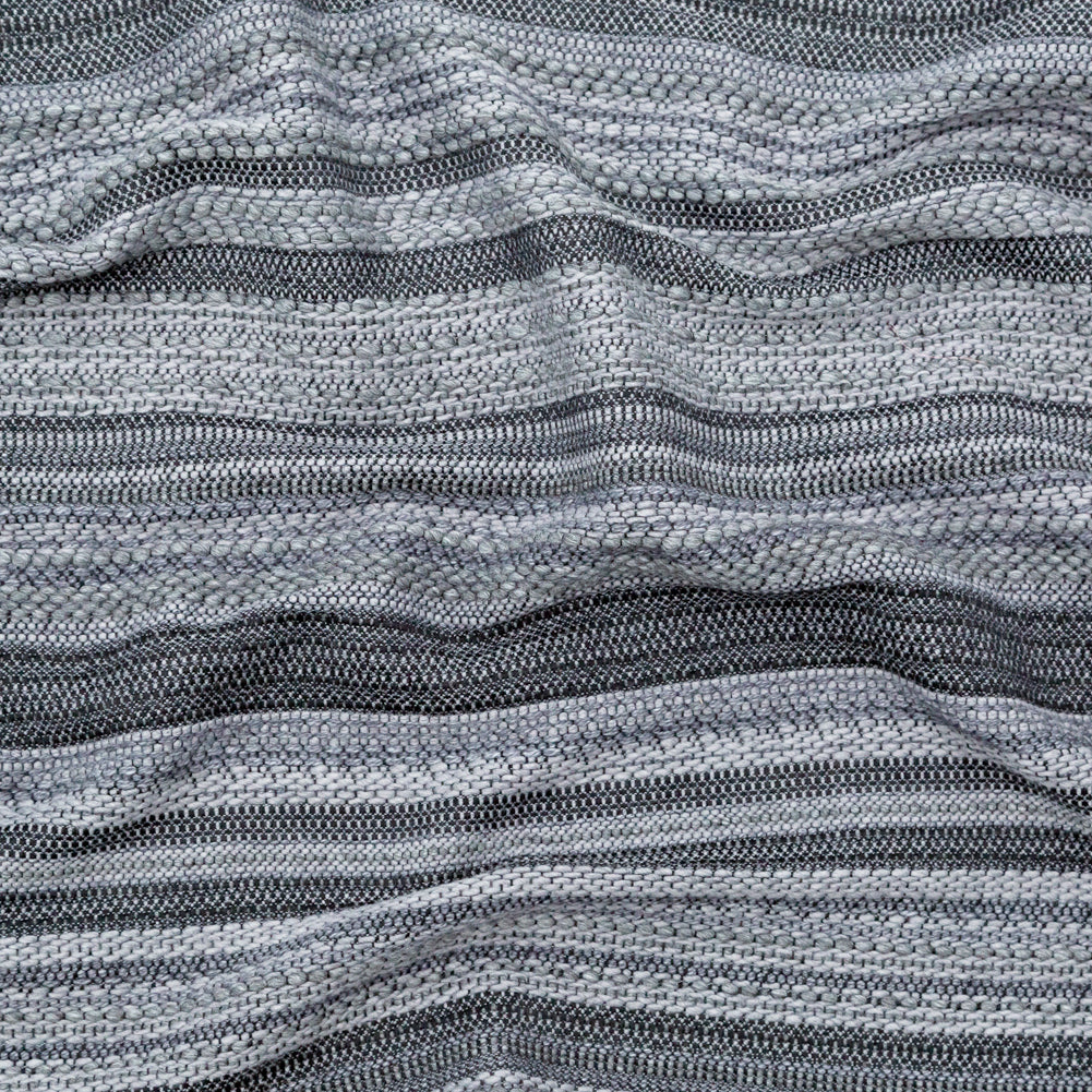 Tactile Gray Striped Wool Tweed - Joann Fabrics