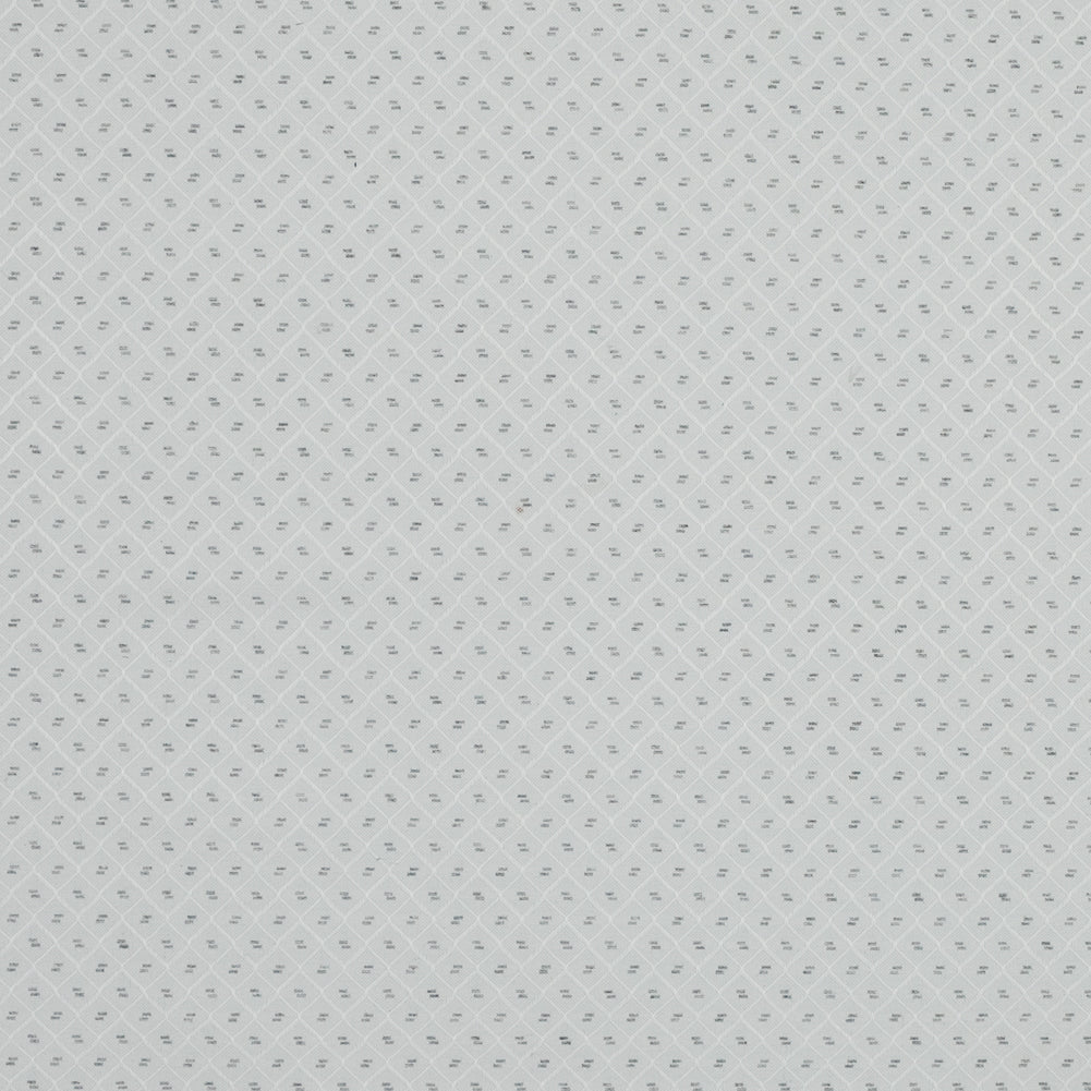 White and Gray Diamond Patterned Jacquard - Joann Fabrics