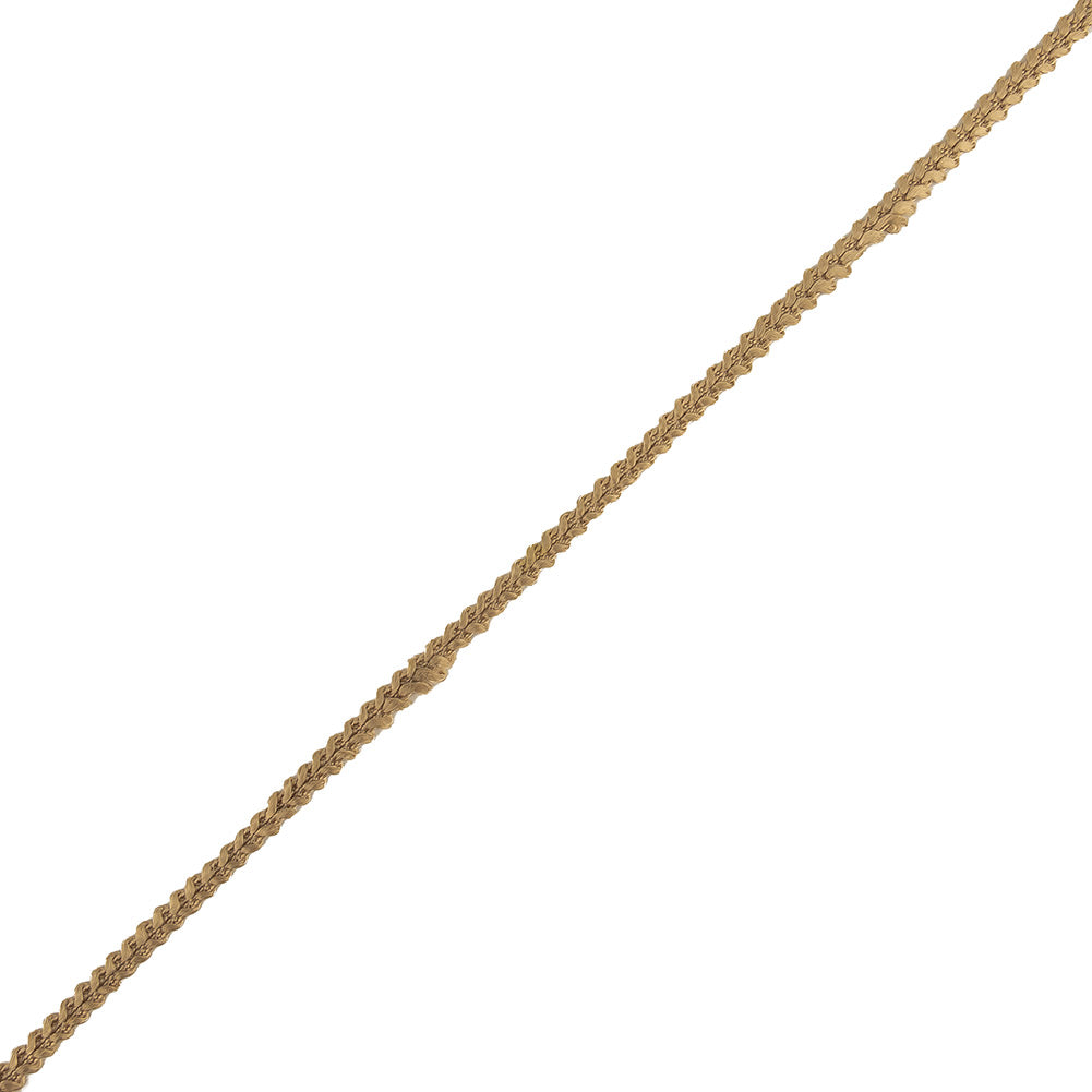 Cuban Sand Cotton Blend Braided Trim - 0.25