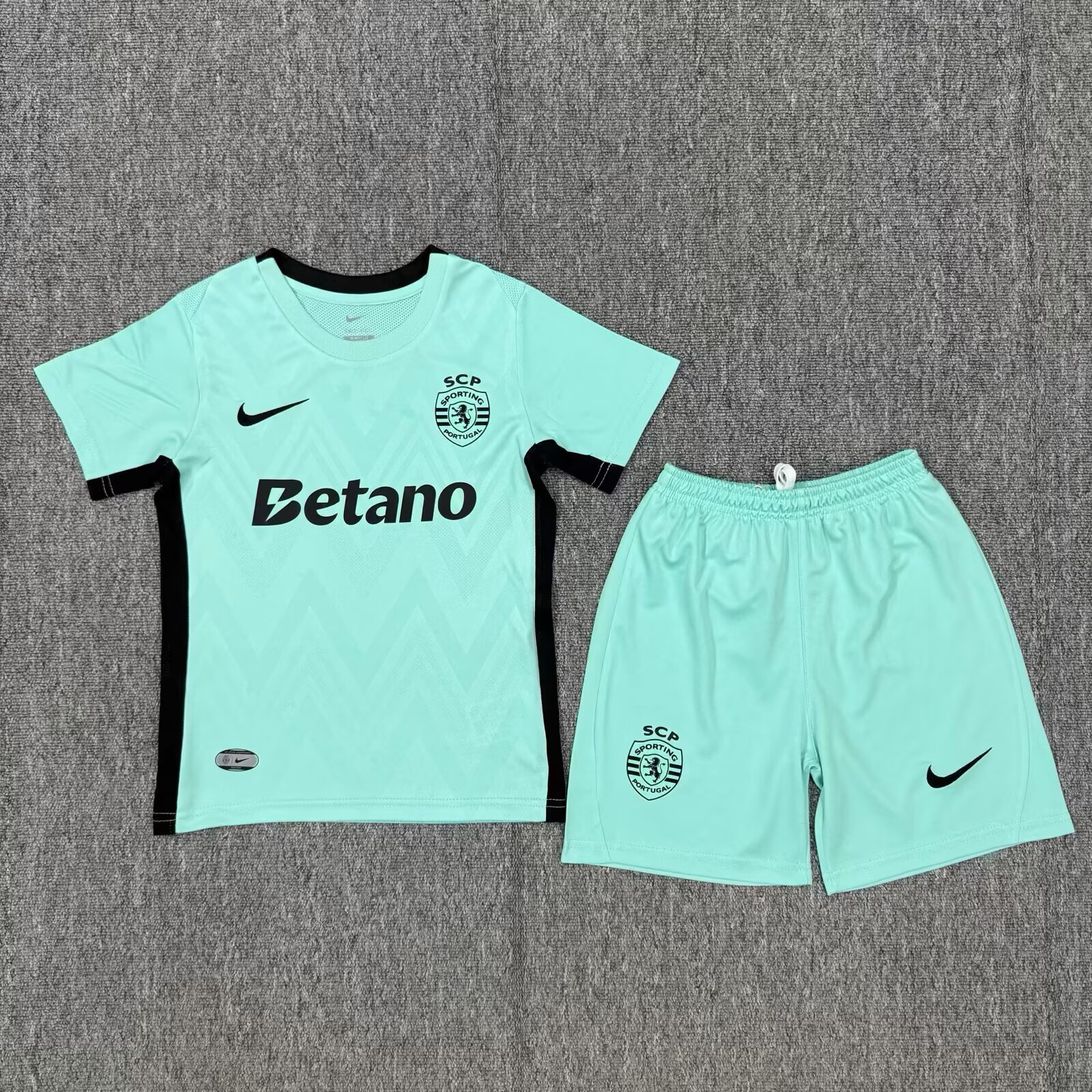 2025/2026 Sporting Lisbon Third Away Football Jersey Shirt 1:1 Thai Quality Kids Size