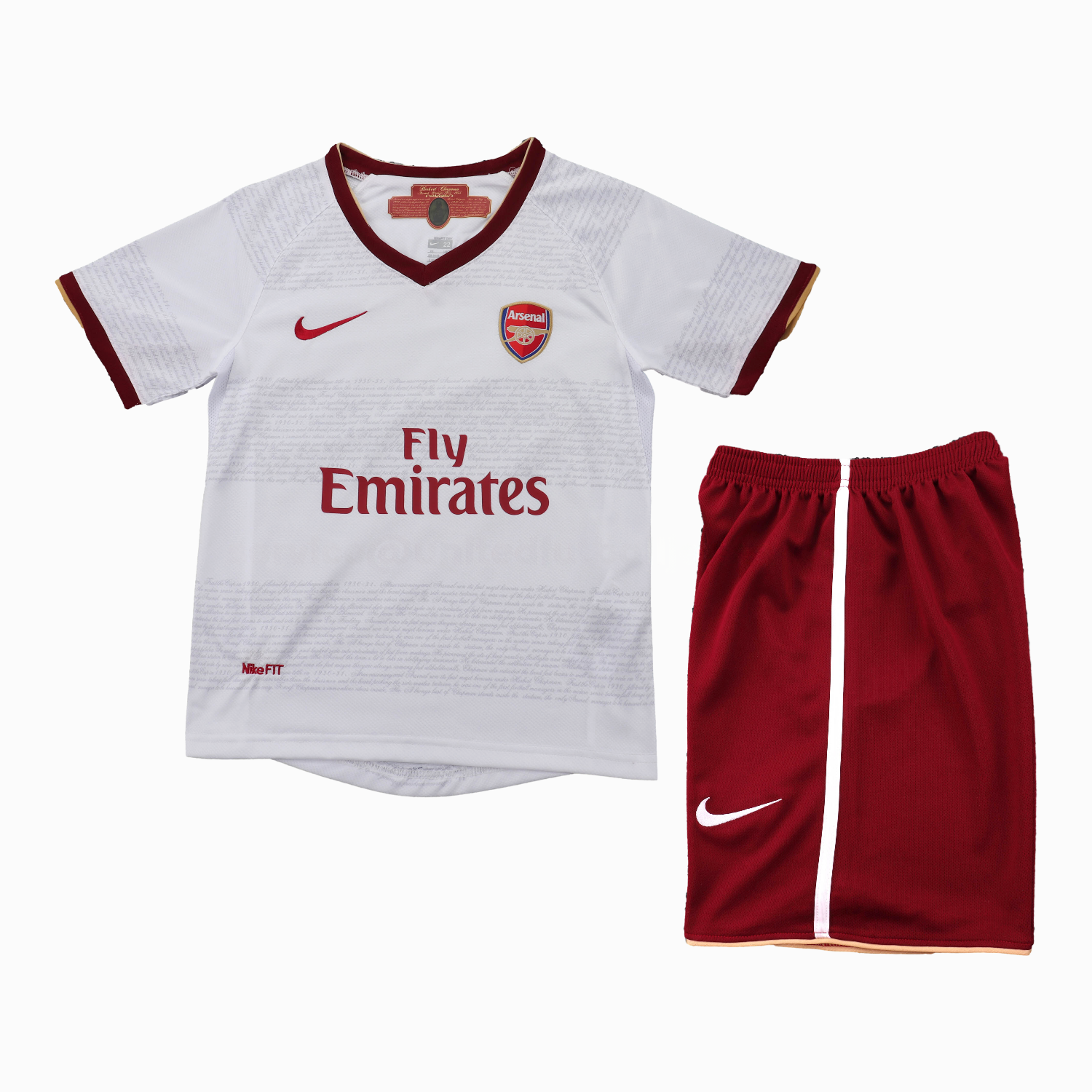 Retro Arsenal 2007-08 Away Kids Kit - UnitedFutballJersey