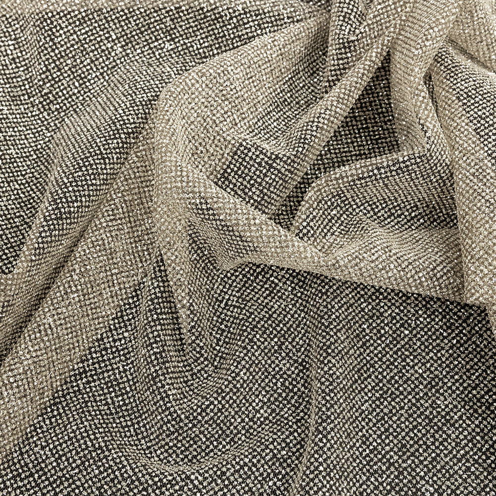 Tulle with Metallic Platinum Glitter - Mink - Platina Collection - Joann Fabrics