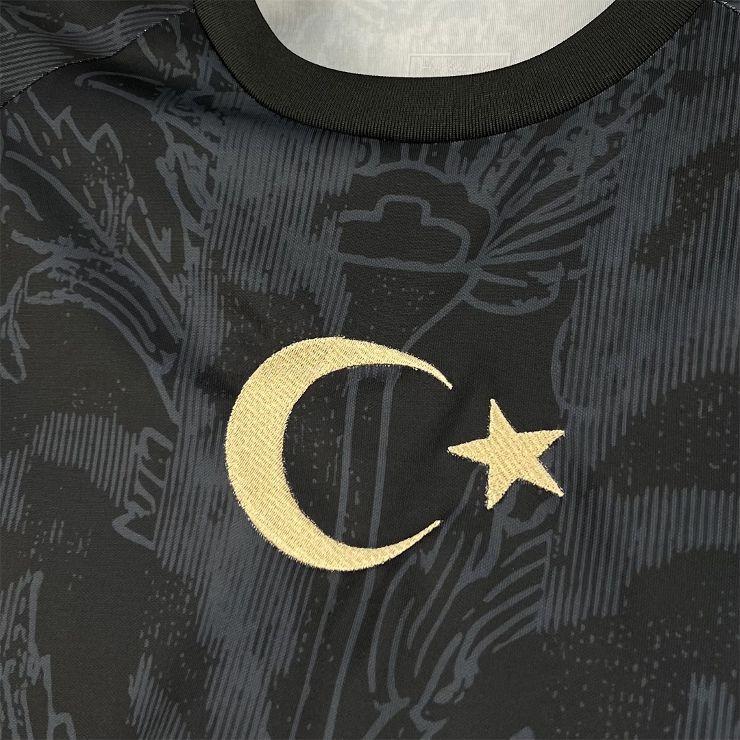 Turkey 2026 Black With Subtle Patterns Special Edition Jersey - Fans Version - UnitedFutballJersey