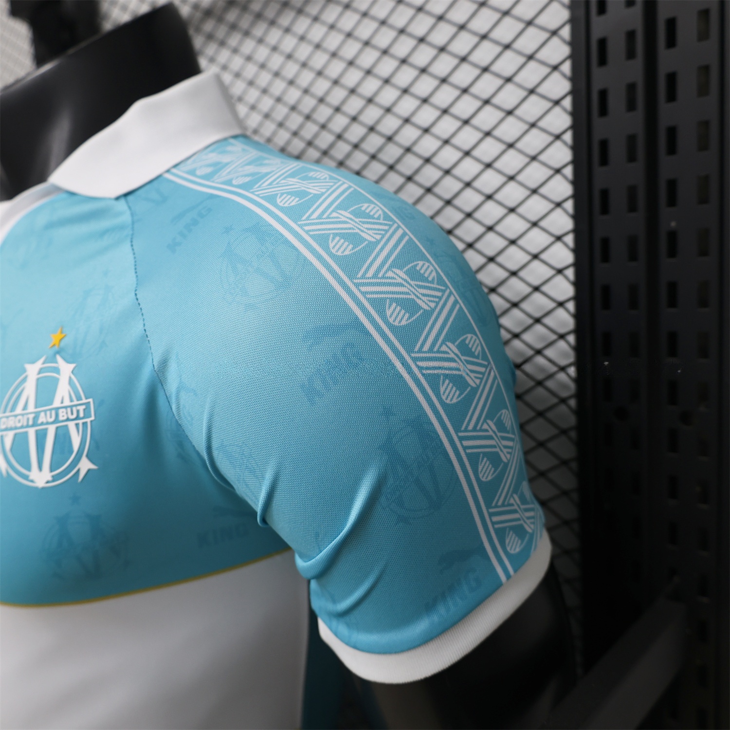 Marseille 25-26 Retro Style Blue Jersey -Player Version - UnitedFutballJersey