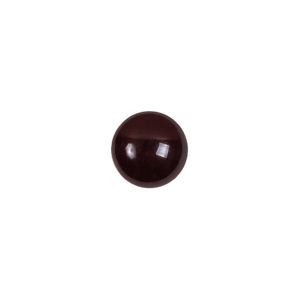 European Brown Half Domed Self Back Glass Button - 16L/10mm - Joann Fabrics