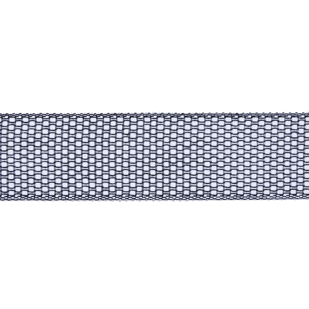Black and White Woven Trim - 1.5