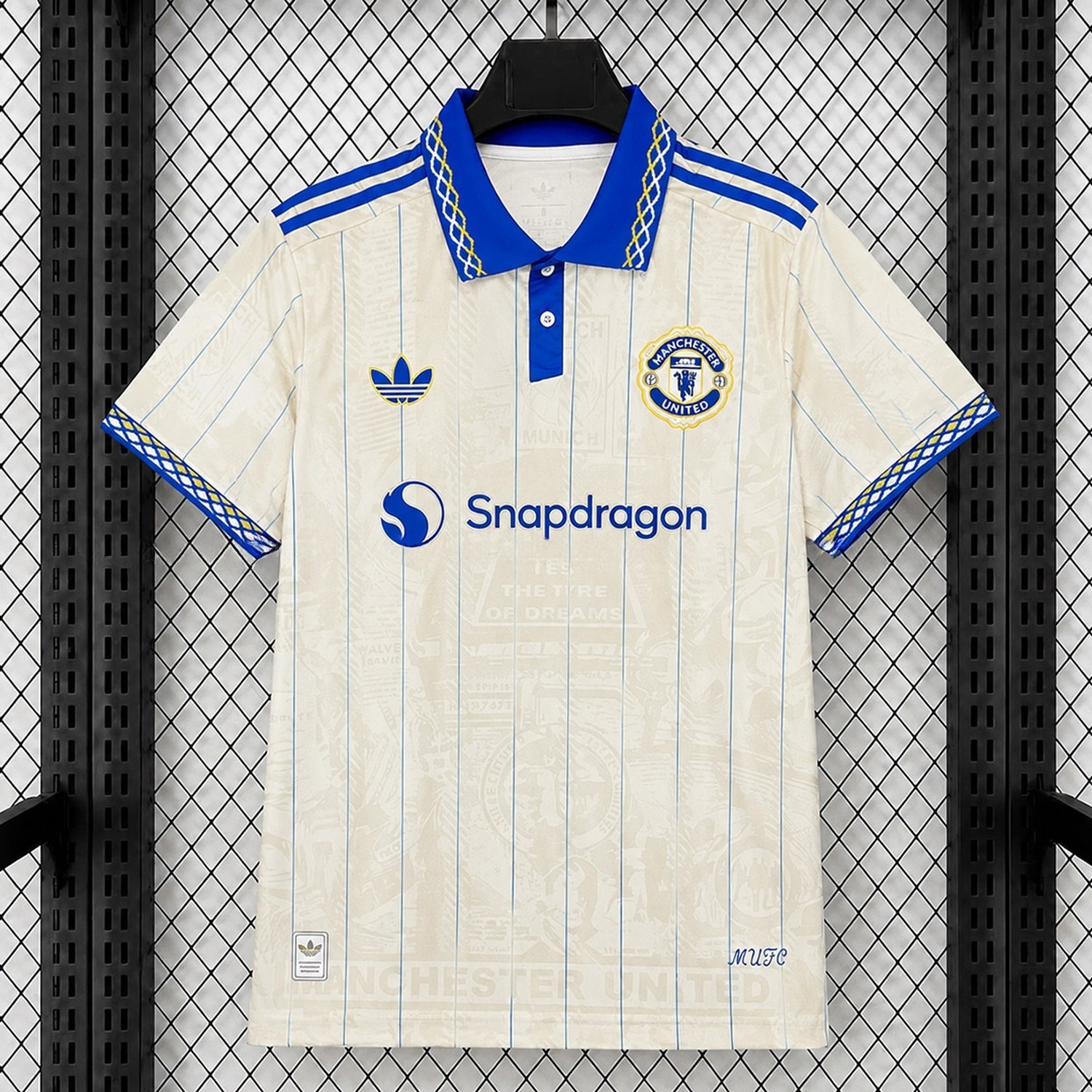 Manchester United 26-27 Memorabilia Cream Jersey - Fans Version - UnitedFutballJersey