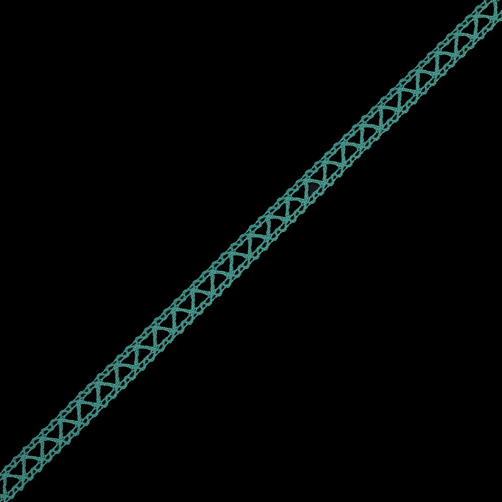 Seafoam European Cotton Crochet Trim - 0.5