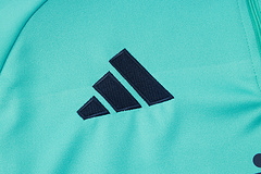 2024/2025 Real Madrid Light Green Half-Pull Training Suit Football Shirt 1:1 Thai Quality Set