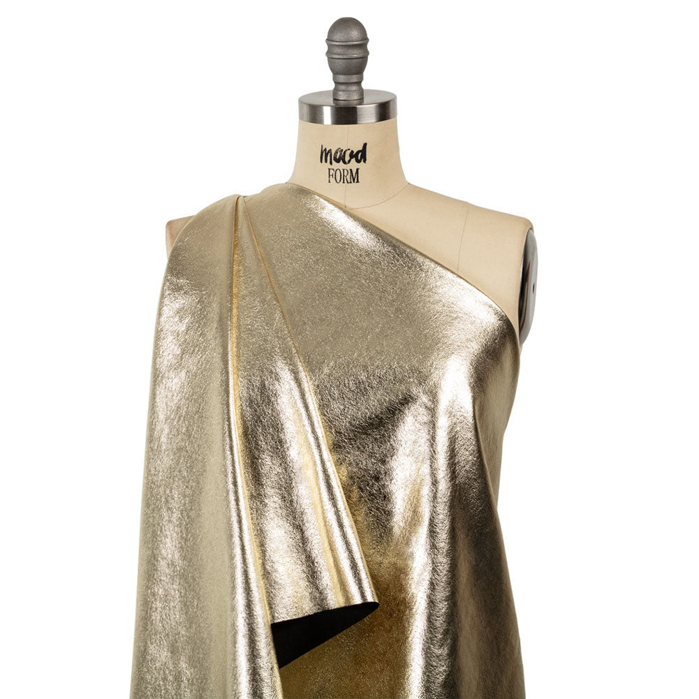 Textured Faux Leather - Metallic Gold - Ileana Collection - Joann Fabrics