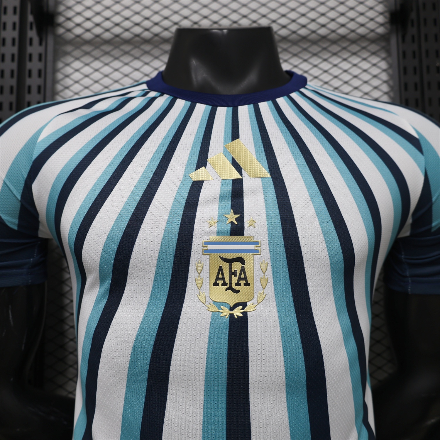 Argentina 2026 Blue Rays Pre-Match Training Kit - Player Version - UnitedFutballJersey