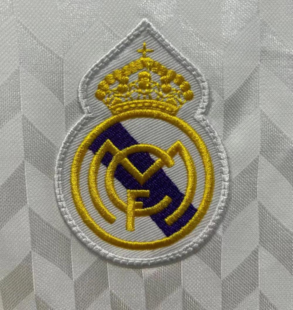 1986/1987 Retro Real Madrid Home Soccer Jersey 1:1 Thai Quality