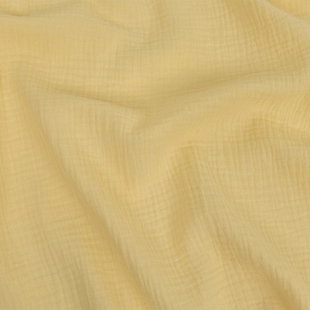 Double Cotton Gauze - Mellow Yellow - Talamanca Collection - Joann Fabrics
