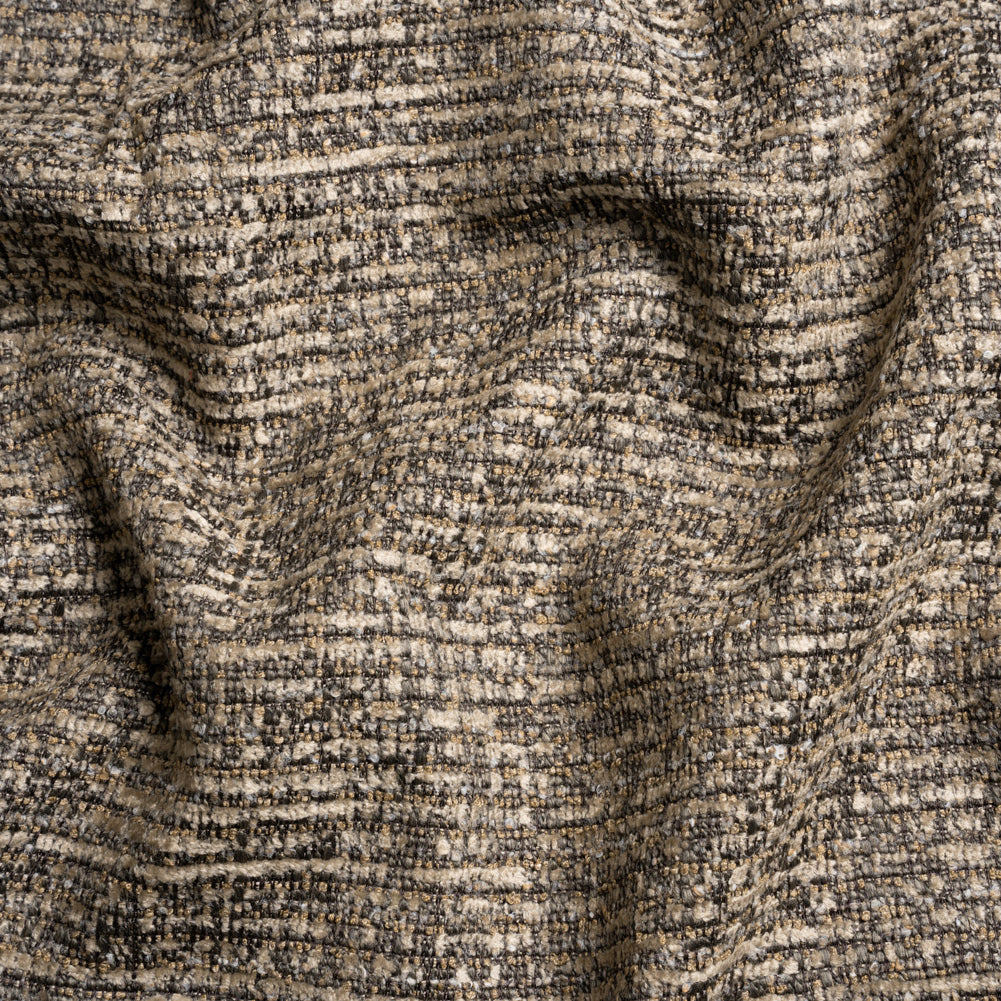 Tweed Upholstery Chenille - Stone Striated - Caprona Collection - Joann Fabrics