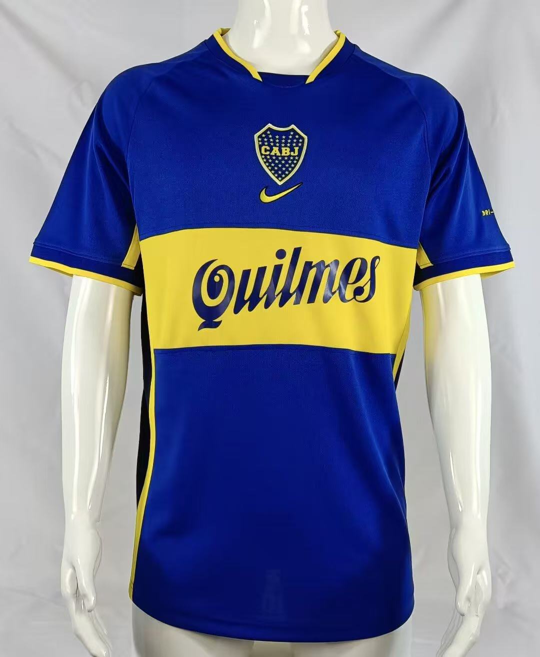 2001/2002 Retro Boca Juniors Home Football Jersey 1:1 Thai Quality