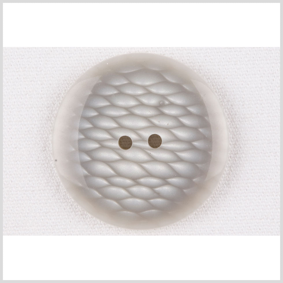Plastic 2-Hole Button - 28L/18mm - Gray and White Fish Scales - Joann Fabrics