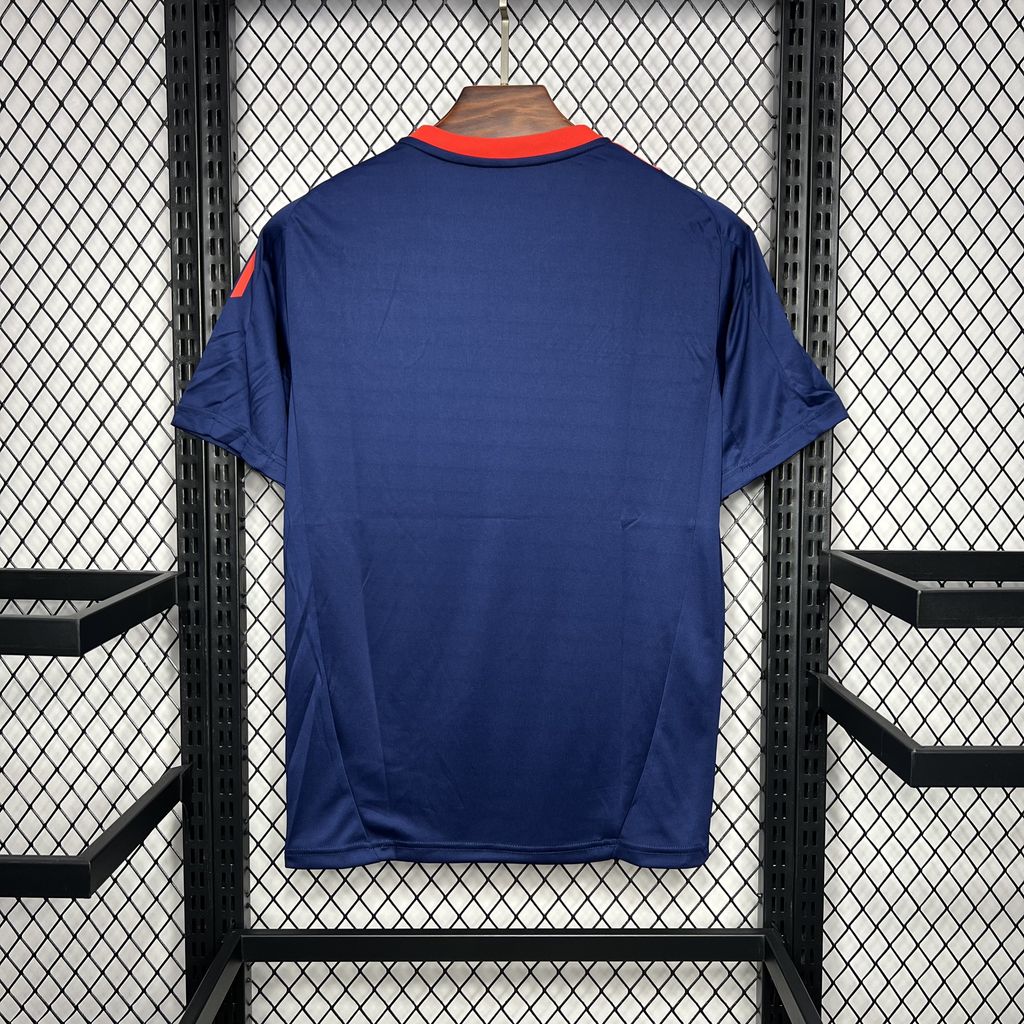 2024/2025 Manchester United Dark blue Pre-match training Jersey 1:1 Thai Quality