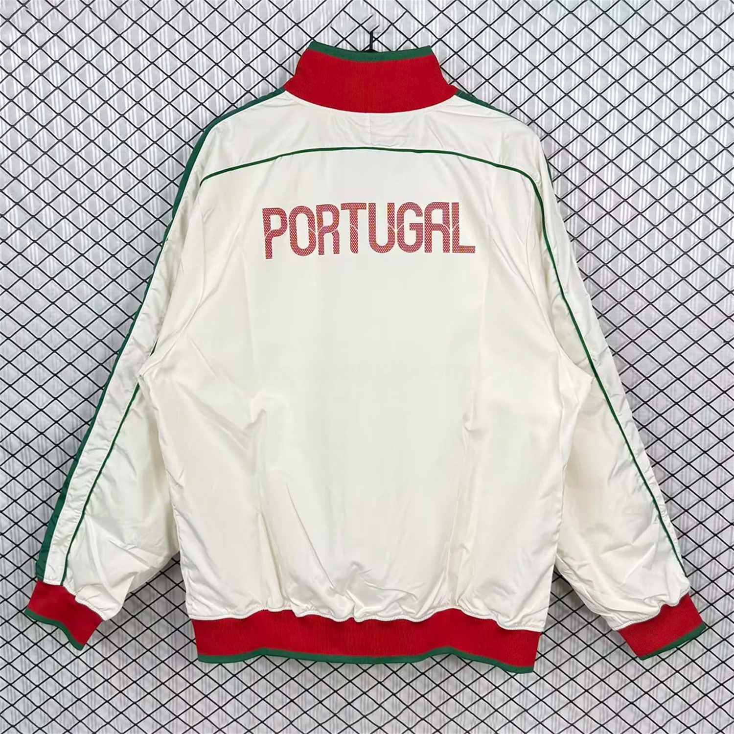 Retro Portugal 2010 White Windbreaker - UnitedFutballJersey