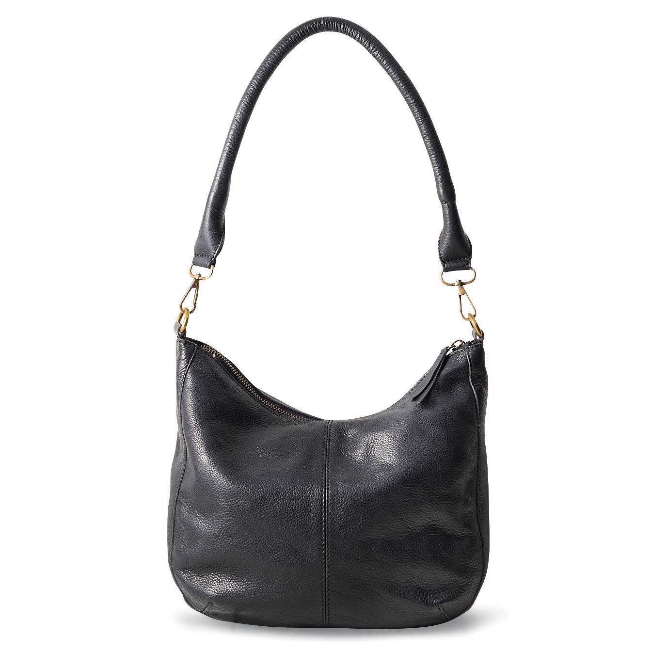 Uptown Leather Bag, Black, Top Zip, Interior Pockets - Northstyle Catalog