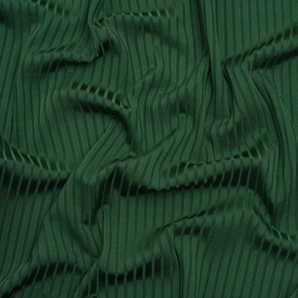 Stretch Nylon 8x4 Rib Knit - Forest Green - Designer Deadstock - Joann Fabrics