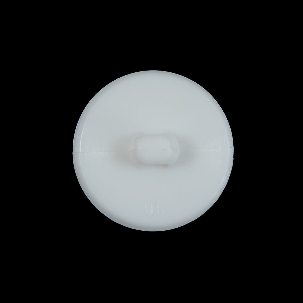 White Plastic Pebbled Shank Back Button - 36L/23mm - Joann Fabrics