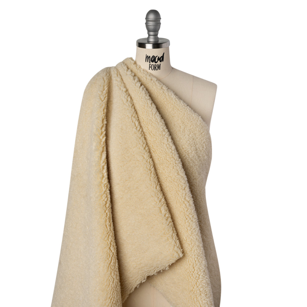 Recycled Polyester Faux Sherling Fur - Ecru - Joann Fabrics