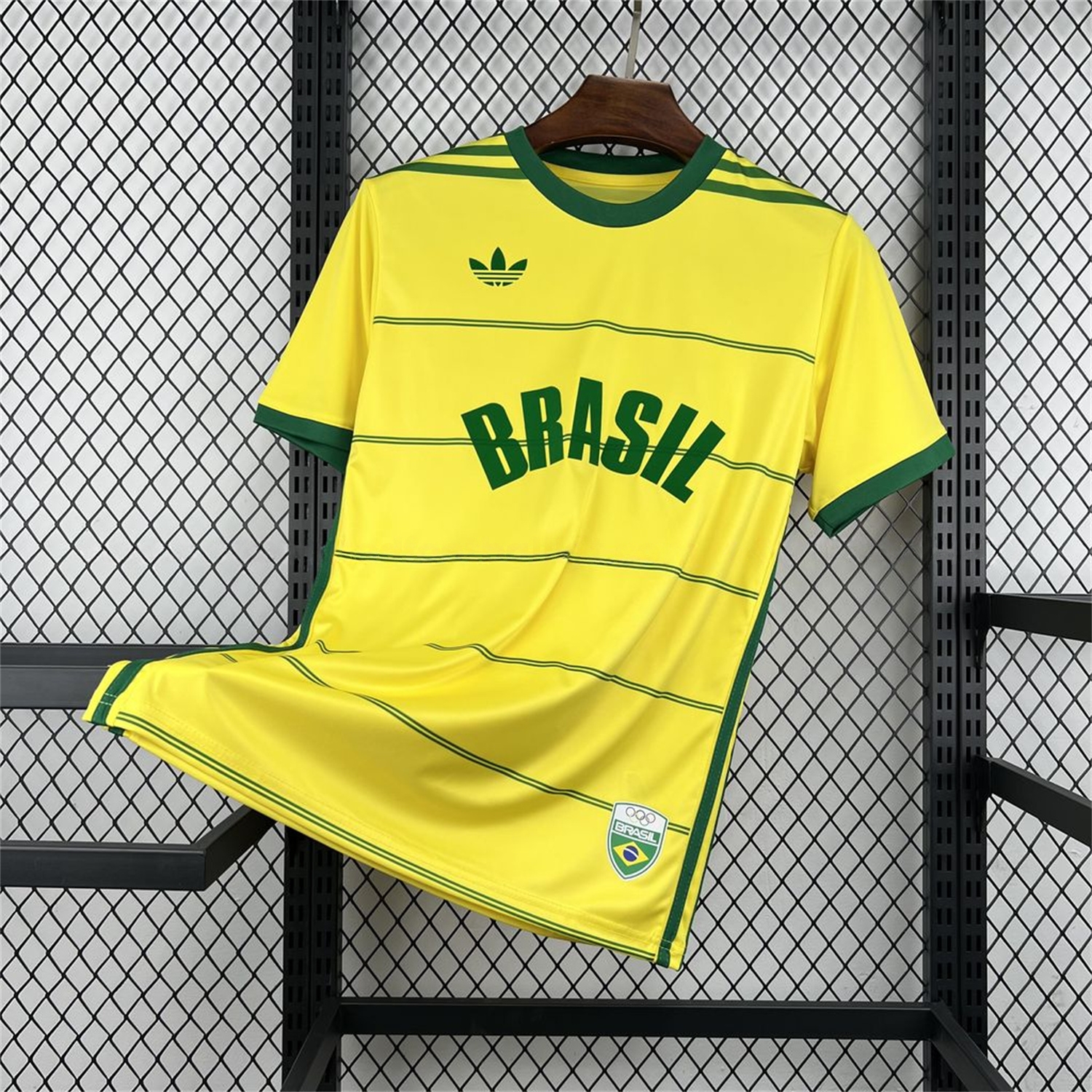 Retro Brazil 1984 Home Jersey - Fans Version - UnitedFutballJersey