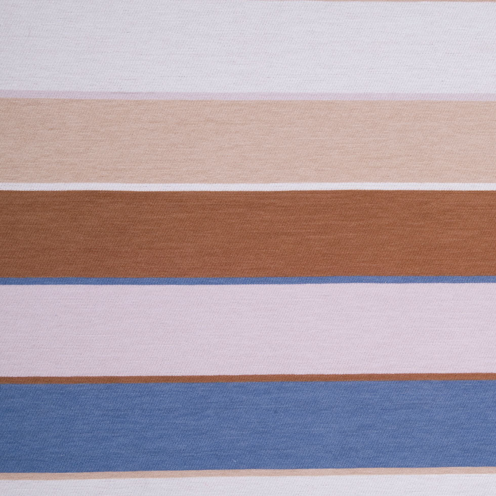 Natural/Beige/Bluestone/Brown Stripes Velvet - Joann Fabrics