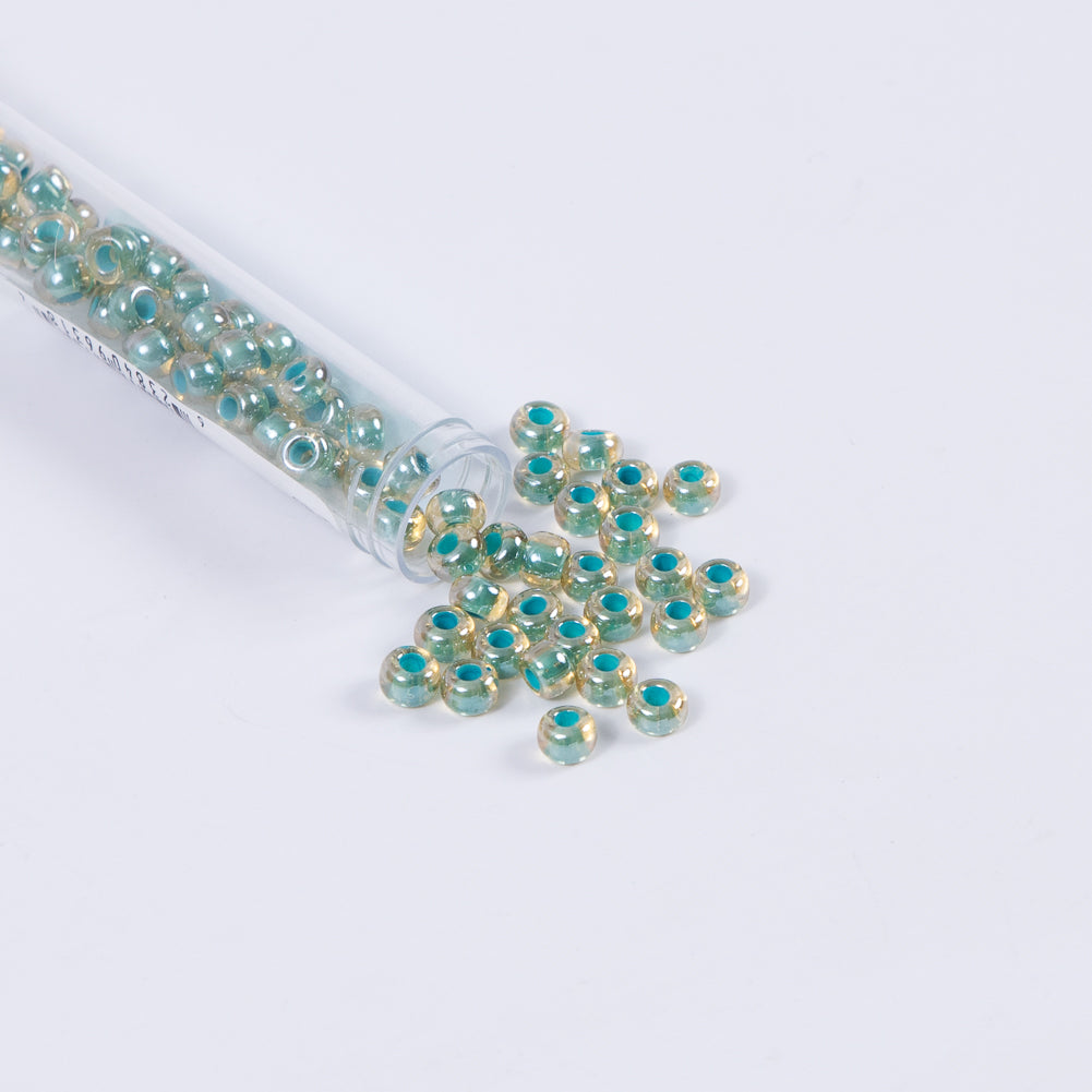 Green Lined Topaz Czech Seed Beads - Size 2 - Joann Fabrics