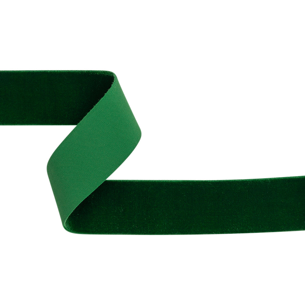 Stretch Velvet Ribbon Trim Made in Italy - 1.5