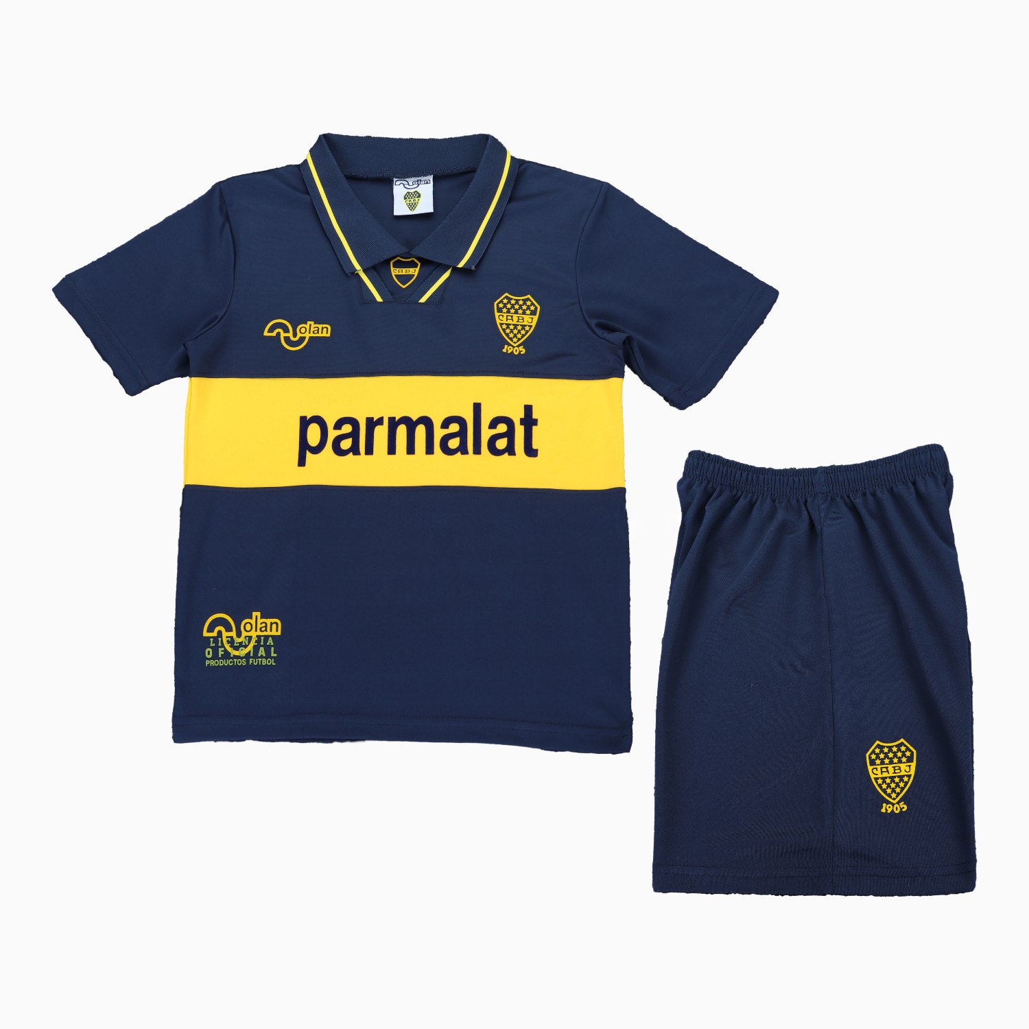 Retro Boca Juniors 1993-95 Home Kids Kit - UnitedFutballJersey