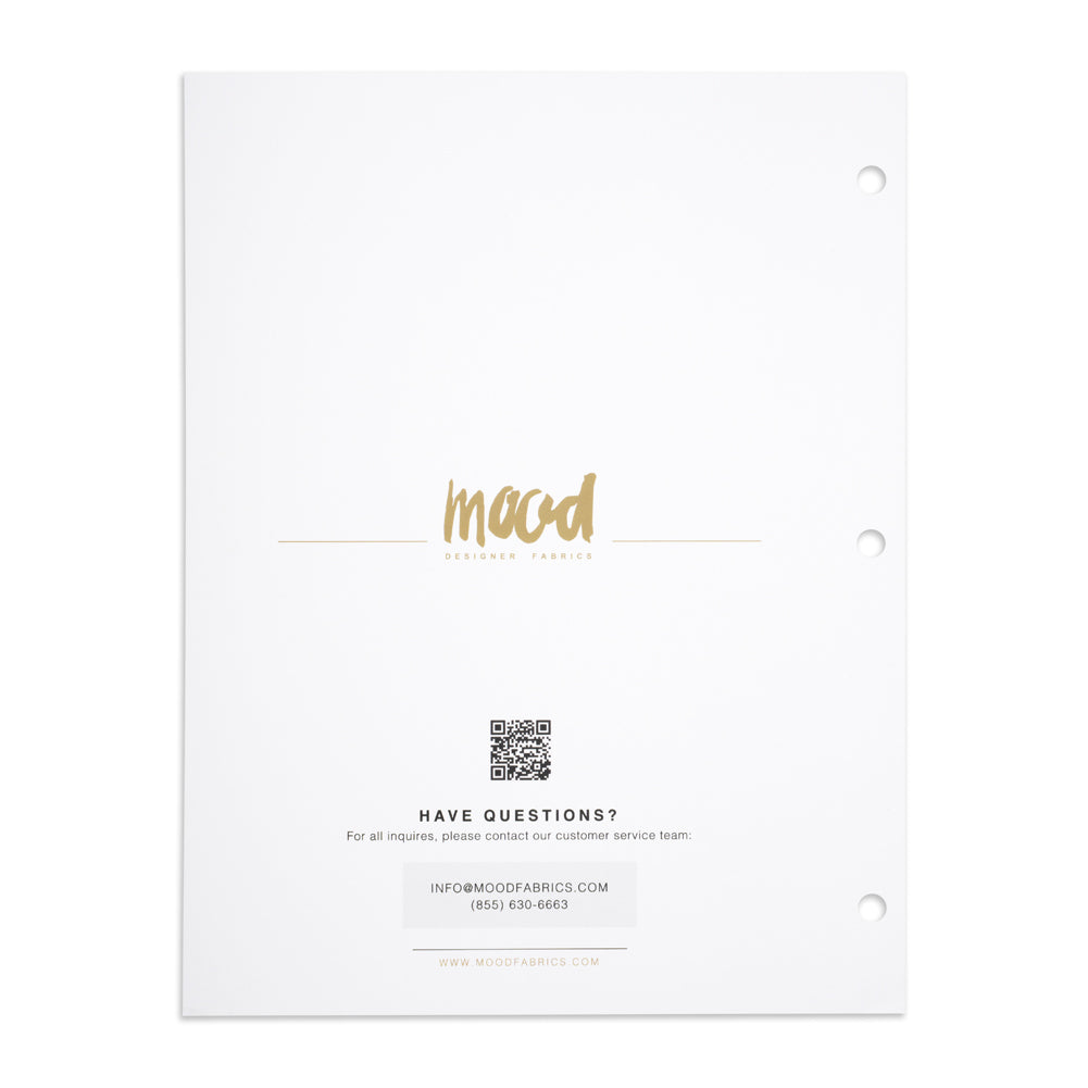 Color Card - Gavia Premium Polyester Satin Collection - 8.5
