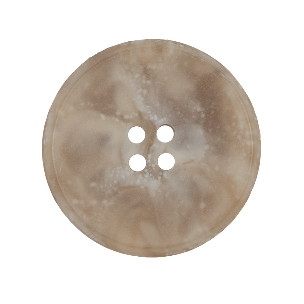 Beige Marbled Plastic 4-Hole Button - 44L/28mm - Joann Fabrics
