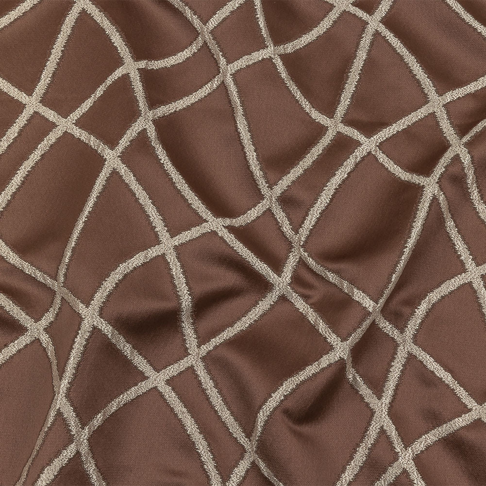 Drapery Jacquard - Vintage Abstract Shapes - British Imported - Joann Fabrics