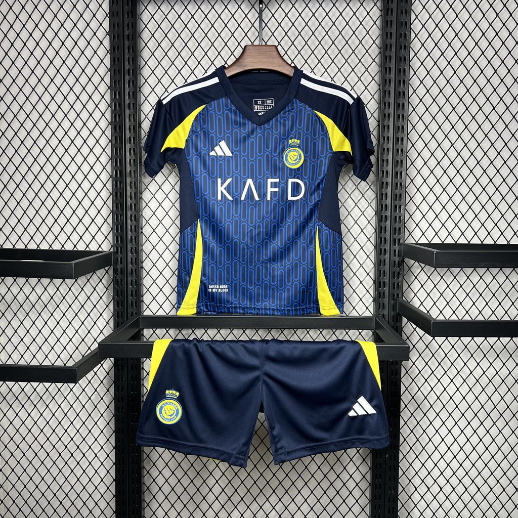 2024/2025 Al-Nassr Away Football Shirt Kids Size 1:1 Thai Quality