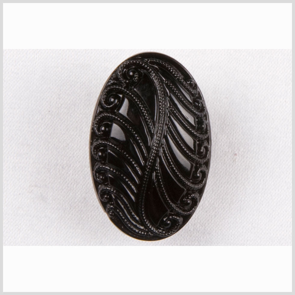 Black Glass Button - 36L/23mm - Joann Fabrics
