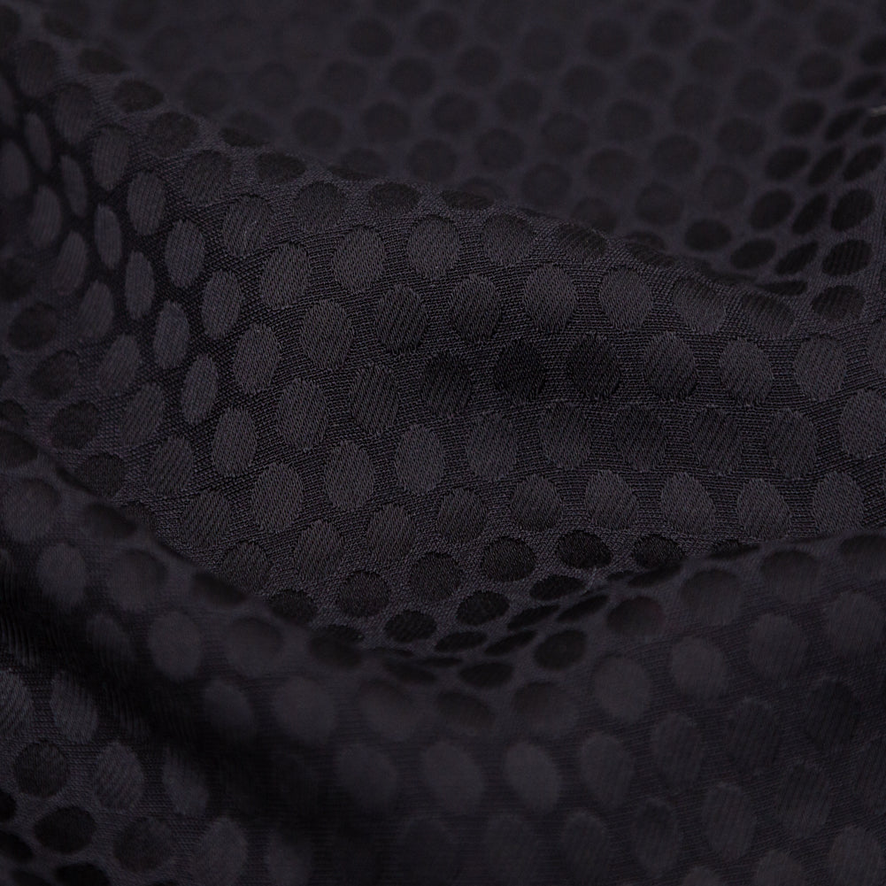 Black Circles Rayon Jacquard - Joann Fabrics