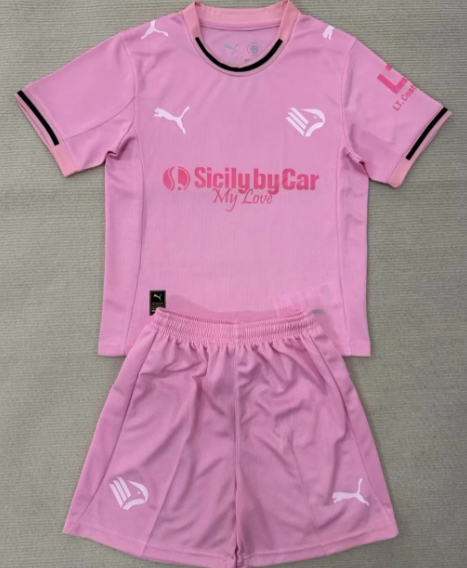 2025/2026 Palermo Home Soccer Football Jersey 1:1 Thai Quality Kids Size