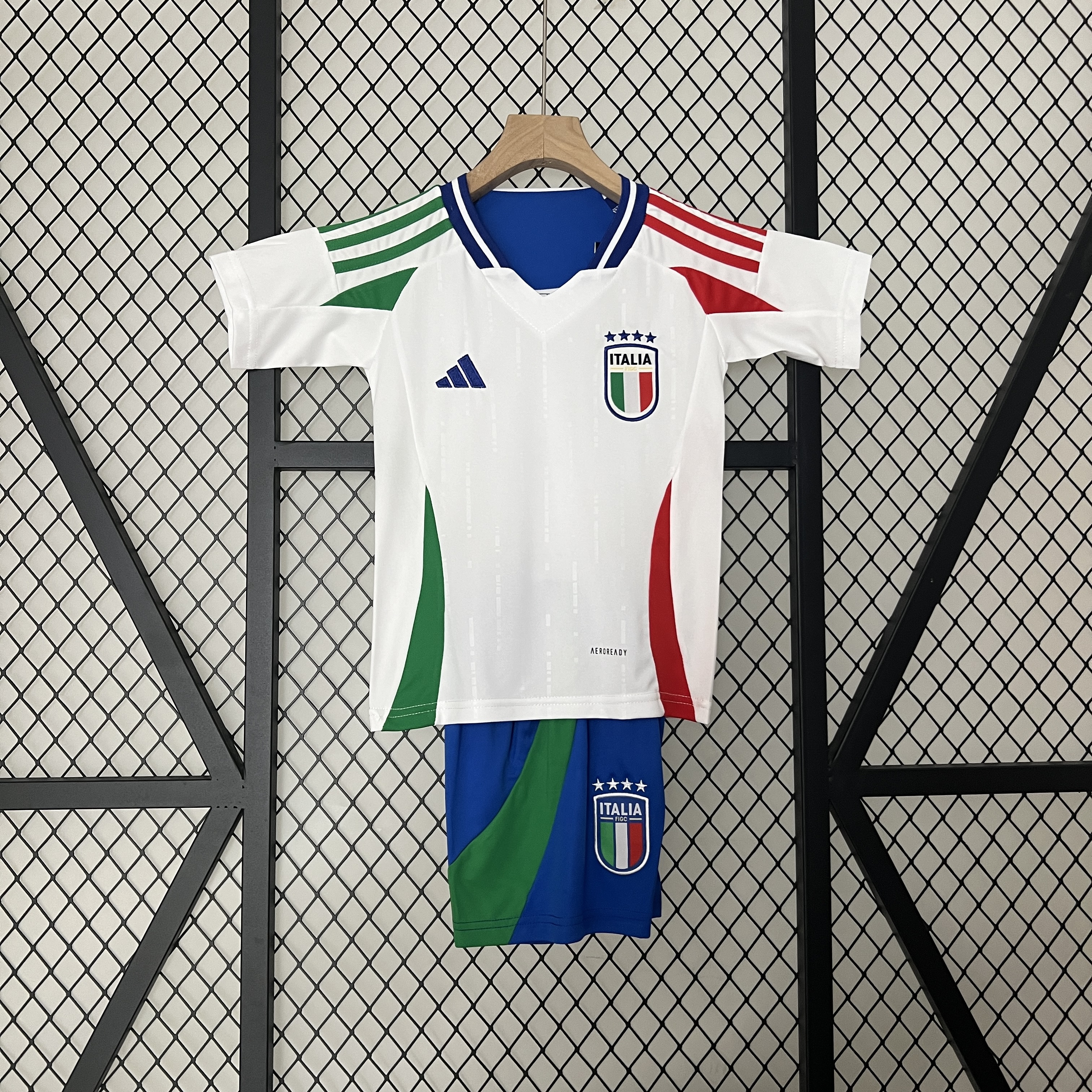 2024-2025 Italy Away  Soccer Shirt Kids Size