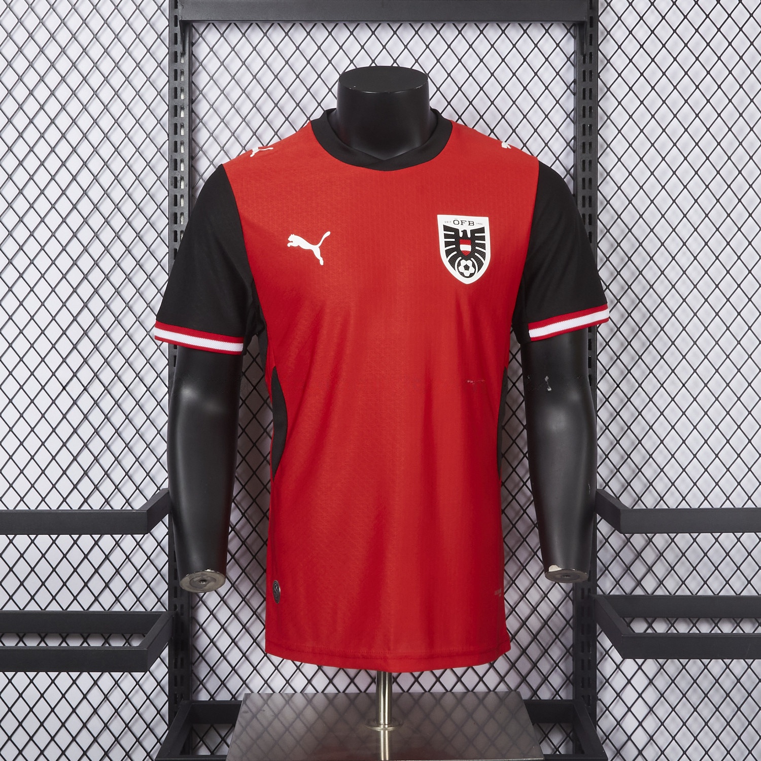 Austria 2026 Home Red Jersey - Player Version - UnitedFutballJersey