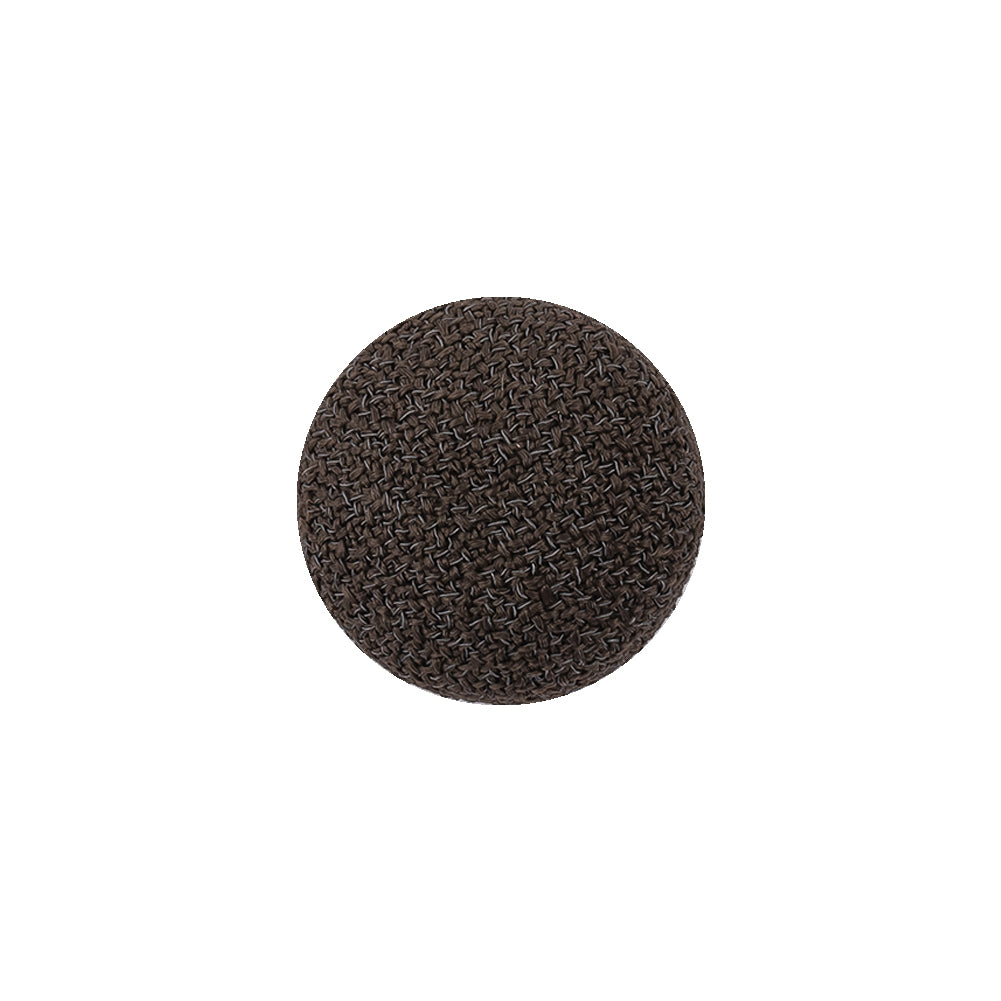 Brownie Creped Fabric Covered Domed Wool Blend Sew On Button - 25L/16mm - Joann Fabrics