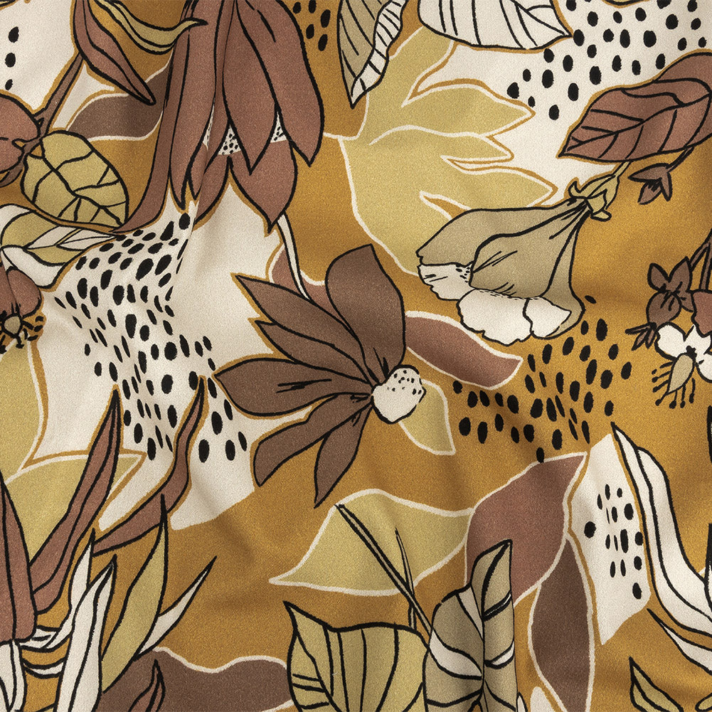Mood Exclusive Goldenrod Unbound Abundance Stretch Brushed Cotton - Joann Fabrics