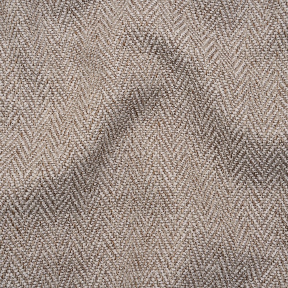 Recycled Polyester Home Decor Twill - Taupe Herringbone - British Imported - Joann Fabrics