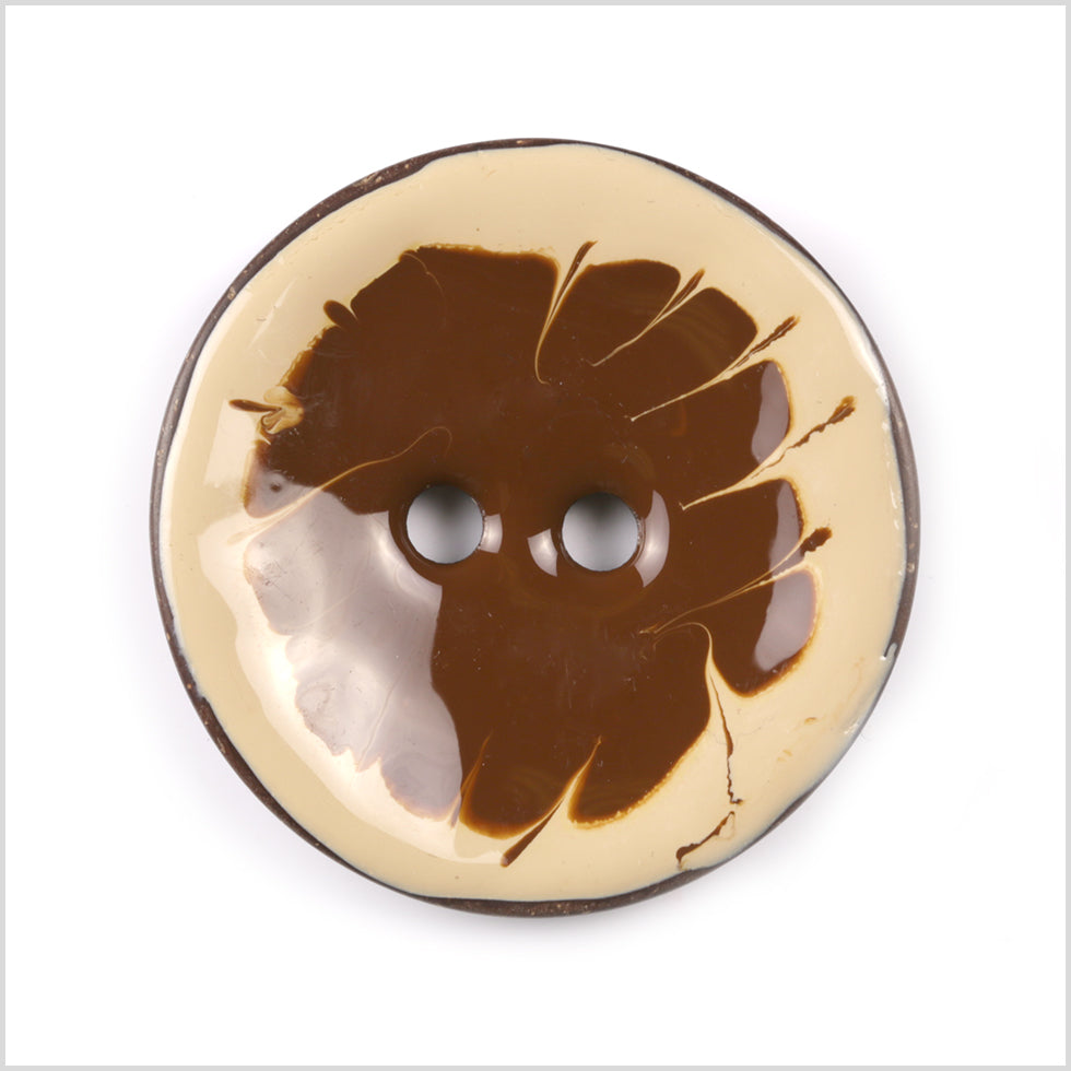 Brown 2-Hole Coconut Button - 80L/50.8mm - Joann Fabrics