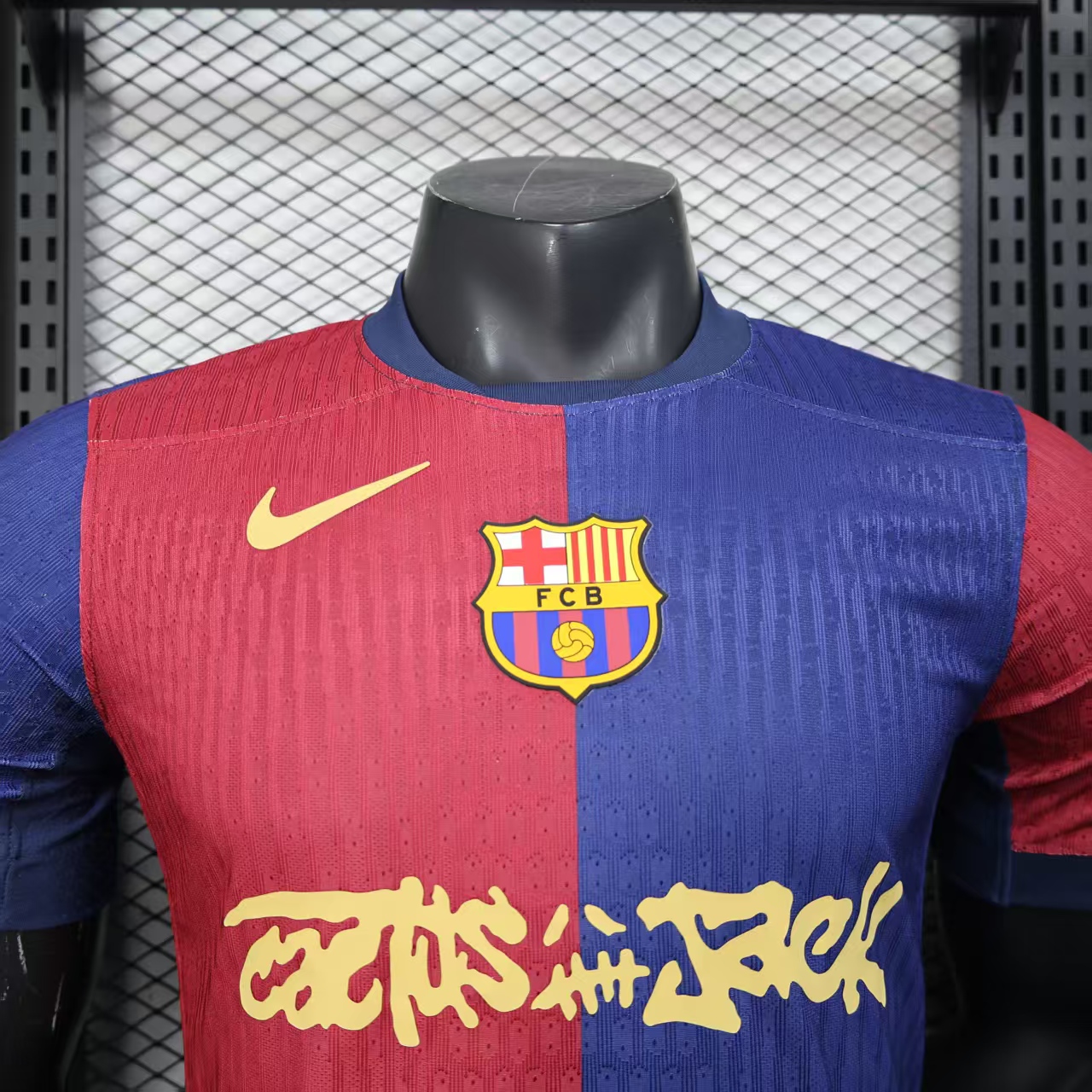 2024/2025 Player Version Barcelona x Travis Scott Collab Home Football Shirt 1:1 Thai Quality