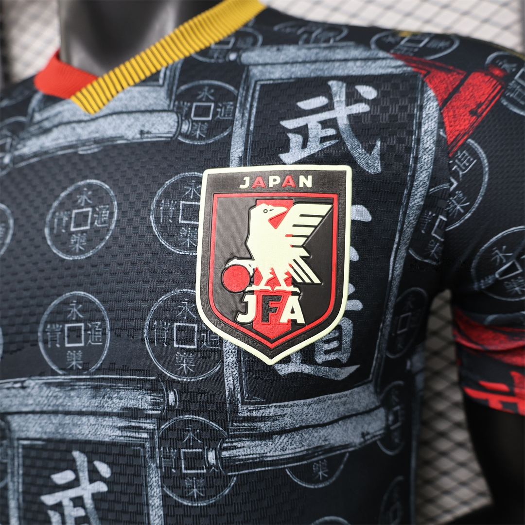 Japan 2026 Bushido Black Special Jersey - Player Version - UnitedFutballJersey